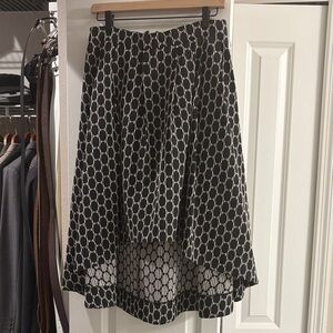 Eva Mendes for New York & Company Black and White High-Low Skirt